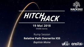 Relative Path Overwrite XSS - Baptiste Moine by HitchHack 2018